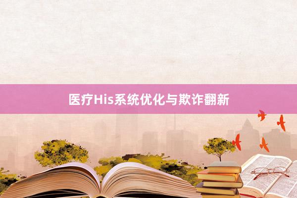 医疗His系统优化与欺诈翻新